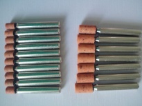 6*8*9高级 带柄砂轮 火石仔 小磨头 (颜色为 粉.蓝.白.棕.青)