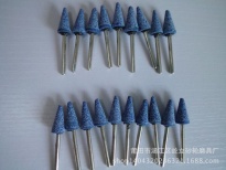 3*8*14高级 带柄砂轮 火石仔 磨头 (颜色为 粉.蓝.白)